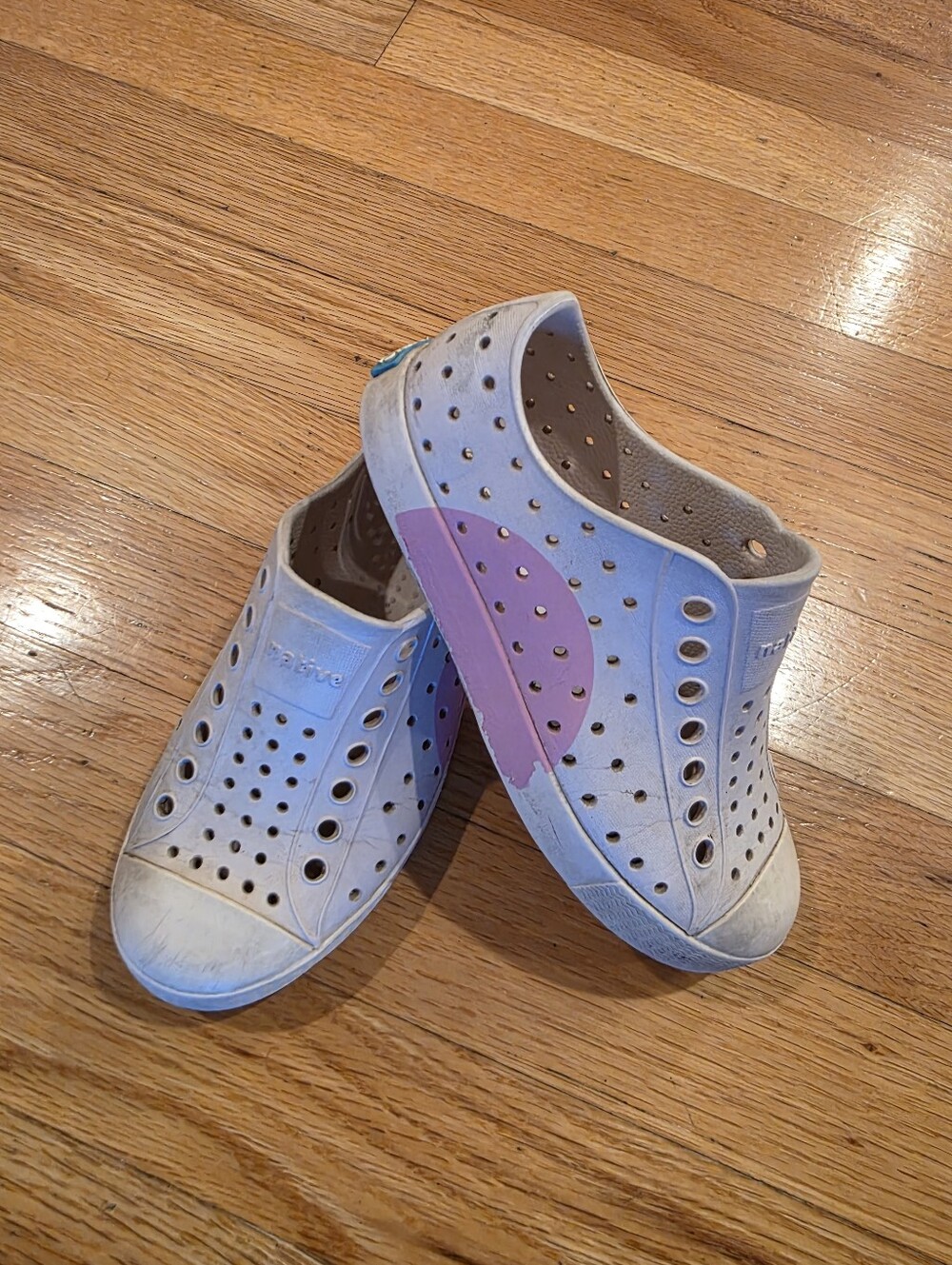 Native Color Block Slip On Shoes